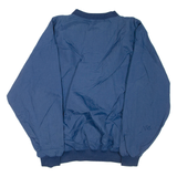 STARTER Jets Basketball Mens Pullover Jacket Blue Nylon XL