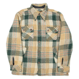 Mens Lumberjack Jacket Beige Wool Check M