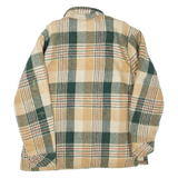 Mens Lumberjack Jacket Beige Wool Check M