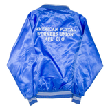 Mens Workwear Jacket Blue Nylon USA XL