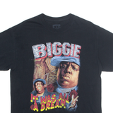 THE NOTORIOUS B.I.G. Biggie Smalls Mens T-Shirt Black USA L
