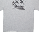 CARHARTT Garrety Glass Loose Fit Mens T-Shirt Grey Button Neck L