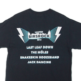GILDAN Birdrock Mens Band T-Shirt Black M