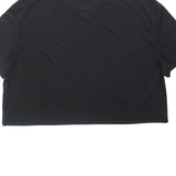 NIKE Cropped Womens T-Shirt Black M