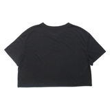 NIKE Cropped Womens T-Shirt Black M