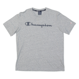 CHAMPION Mens T-Shirt Grey M