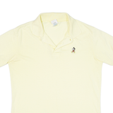 DISNEY Mickey Mouse Mens Polo Shirt Yellow L