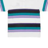 CLASSIC COLLECTION Grand Falls Golf Club Mens Polo Shirt Blue Striped L