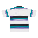 CLASSIC COLLECTION Grand Falls Golf Club Mens Polo Shirt Blue Striped L