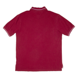 TOMMY HILFIGER Mens Polo Shirt Maroon XL