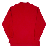 POLO RALPH LAUREN Mens Polo Shirt Red Long Sleeve XL