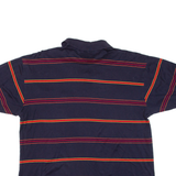 TOMMY HILFIGER Mens Polo Shirt Blue Striped XL