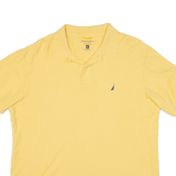 NAUTICA Mens Polo Shirt Yellow L