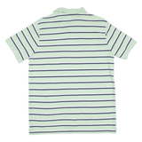 CHAPS Mens Polo Shirt Green Striped L
