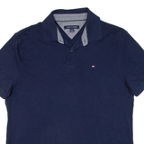 TOMMY HILFIGER Mens Polo Shirt Blue M
