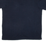 CHAPS RALPH LAUREN Mens Polo Shirt Blue Striped L