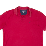 NAUTICA Mens Polo Shirt Red XL