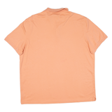 CALVIN KLEIN Mens Polo Shirt Orange XL