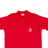 HANES Mens Polo Shirt Blue XL