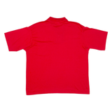 HANES Mens Polo Shirt Blue XL