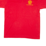 Mens Polo Shirt Red L