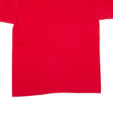 Mens Polo Shirt Red L