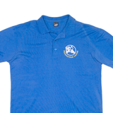SCREEN STARS Mens Polo Shirt Blue XL