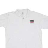 Mens Polo Shirt Grey L