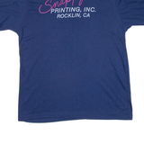 CRYSTAL SPRINGS Mens Polo Shirt Blue L