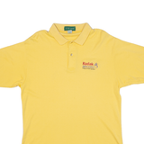 OUTER BANKS Mens Polo Shirt Yellow L
