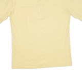Mens Polo Shirt Yellow M