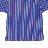 CHAPS RALPH LAUREN Mens Polo Shirt Blue Striped XL