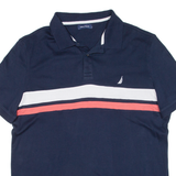 NAUTICA Mens Polo Shirt Blue L