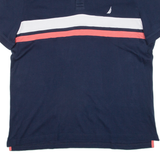 NAUTICA Mens Polo Shirt Blue L