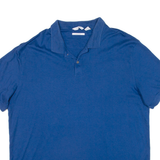 CALVIN KLEIN Mens Polo Shirt Blue XL