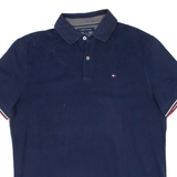 TOMMY HILFIGER Mens Polo Shirt Blue M