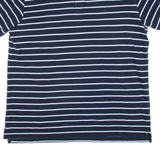 NAUTICA Mens Polo Shirt Blue Striped XL