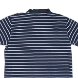 NAUTICA Mens Polo Shirt Blue Striped XL