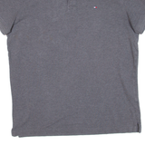 TOMMY HILFIGER Slim Fit Mens Polo Shirt Grey L