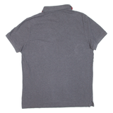 TOMMY HILFIGER Slim Fit Mens Polo Shirt Grey L