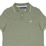 NAUTICA Mens Polo Shirt Green L