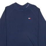 TOMMY HILFIGER Boys T-Shirt Blue Long Sleeve XL