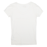 CALVIN KLEIN JEANS Womens T-Shirt White V-Neck M
