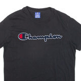 CHAMPION Mens T-Shirt Black XS