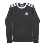 ADIDAS Womens T-Shirt Black Long Sleeve UK 6