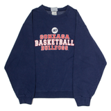 J. American Gonzaga Basketball Bulldogs Mens Sweatshirt Blue 90s USA M