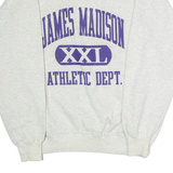 CRABLE SPORTSWEAR James Madison Athletic Dept. Mens Sweatshirt Grey 90s USA L
