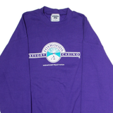 LEE Foxwoods Resort Casino Mens Sweatshirt Purple Crew Neck 90s USA L