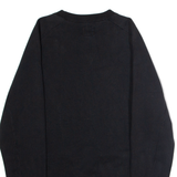 CHAMPION Mens Sweatshirt Black Crew Neck S