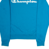 CHAMPION Mens Sweatshirt Blue Crew Neck S